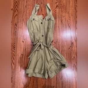 Urban Outfitters, Olive romper.  Good condition.  Size M